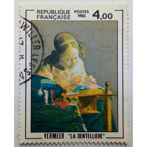 Франция 1982 Ян Вермеер, гашеная (КЦ=1,6 евро)