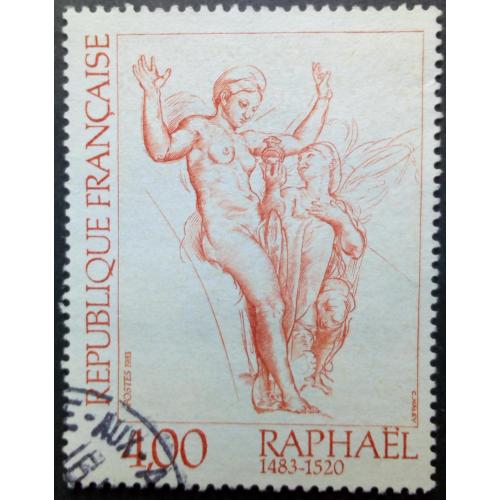 Франция 1983 500 лет со дня рождения Рафаэля, гашеная (КЦ=1 евро)