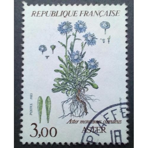 Франция 1983 Цветы, флора, гашеная
