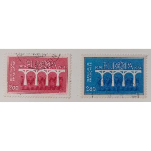 Франция 1984 EUROPE CEPT, гашеные