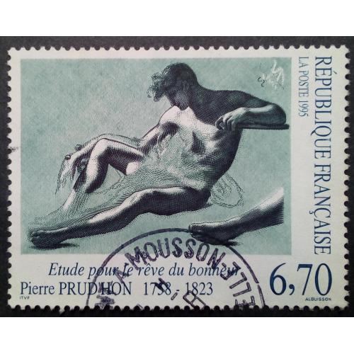 Франция 1995 Пьер Прюдон, живописец, гашеная (КЦ=2 евро)