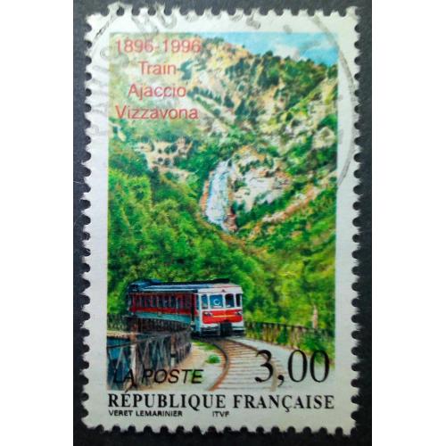 Франция 1995 Трамвай, гашеная 