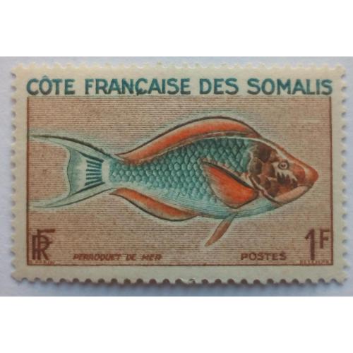 Французский берег Сомали 1959 Рыба, MLH