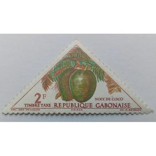 Габон 1962 Кокос, 2F, MNH