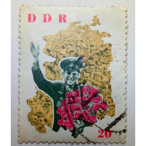 ГДР 1963 Гагарин, гашеная
