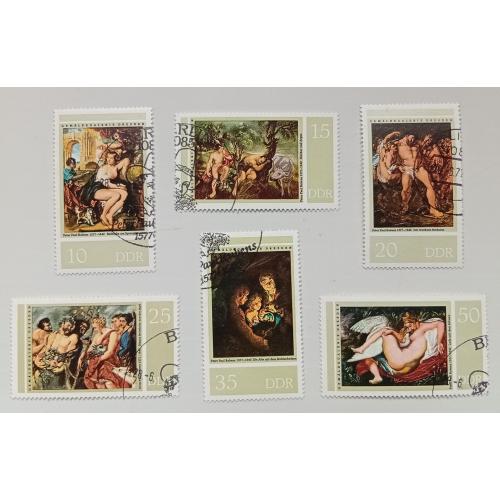 ГДР 1977 Рубенс, живопись, гашеные