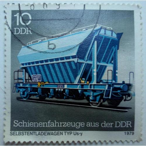 ГДР 1979 Паровозы, локомотивы, гашеная