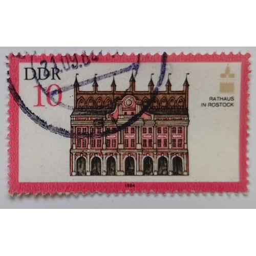 ГДР 1984 Дворец, 10Pfg, гашеная