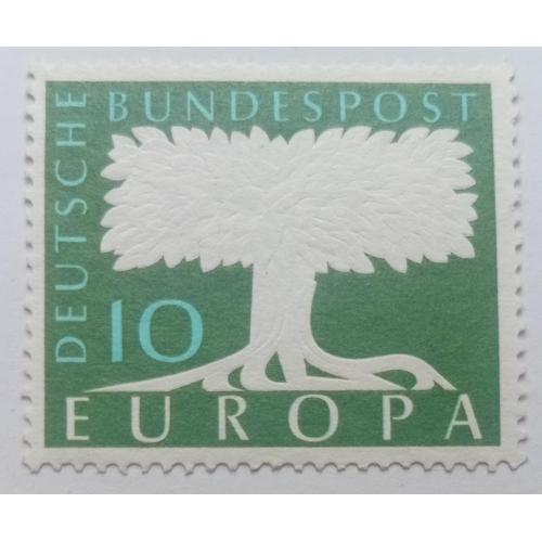 Германия 1957 Европа СЕПТ, 10Pfg, MH