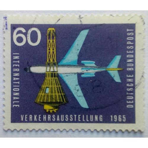 Германия 1965 Международный траффик, самолет, гашеная