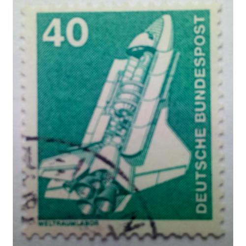 Германия 1975 Космический шаттл, гашеная(II)