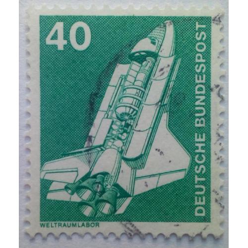 Германия 1975 Космический шаттл, гашеная