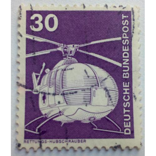 Германия 1975 Вертолет, стандарт, гашеная(I)