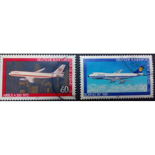 Германия 1980 Самолеты, из серии, гашеные (КЦ=2 евро)