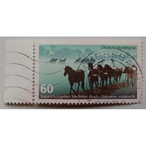 Германия 1987 Охрана окружающей среды, гашеная