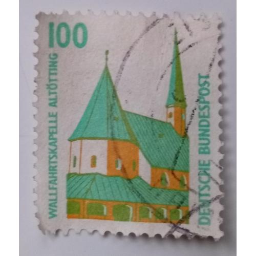 Германия 1989 Часовня, гашеная