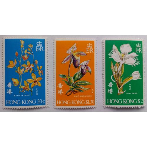 Гонконг 1977 Орхидеи, MNH (КЦ=15 евро)