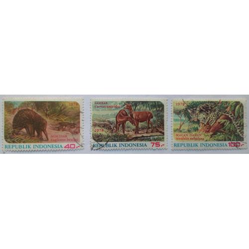 Индонезия 1978 Дикие животные, фауна, гашеные (КЦ=2,5 евро)