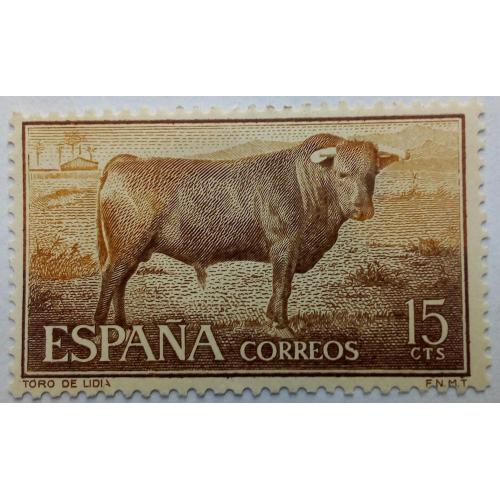 Испания 1960 Коррида, бык, MH