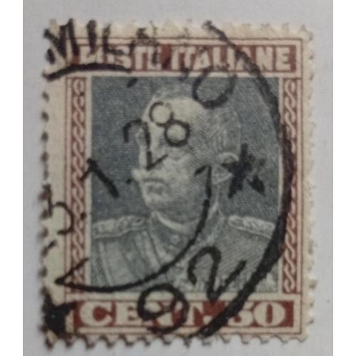 Италия 1927 Король Виктор Эммануил III, гашеная