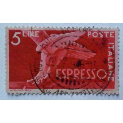 Италия 1945 Экспресс марка, 5L, гашеная