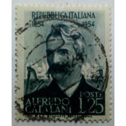 Италия 1954 Альфредо Каталини, гашеная