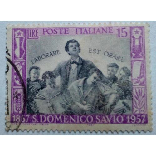 Италия 1957 Доменико Савио, гашеные