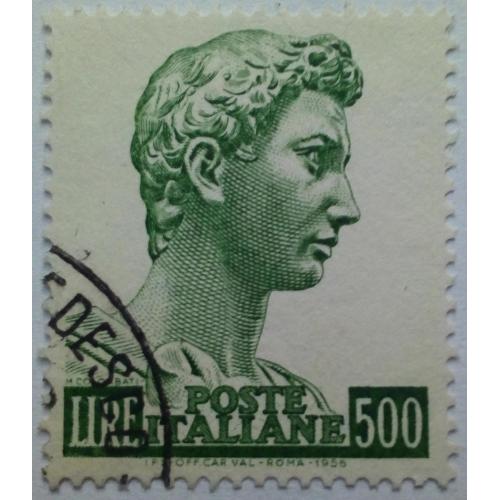 Италия 1957 Святой Георг, гашеная