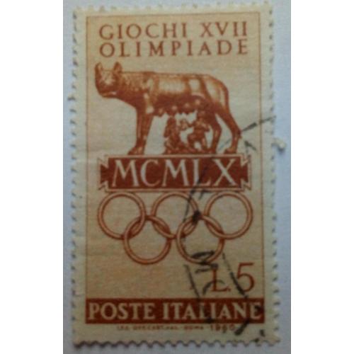 Италия 1960 Олимпийские игры, 5L, гашеная