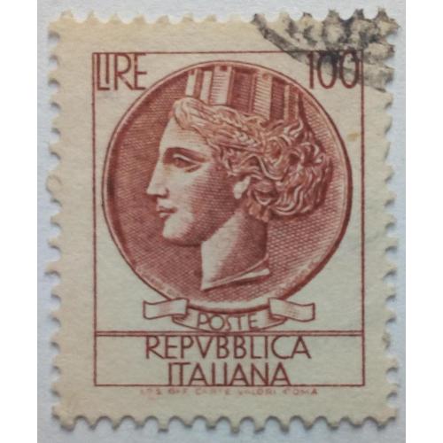 Италия 1968 Стандарт, 100L, гашеная(I)
