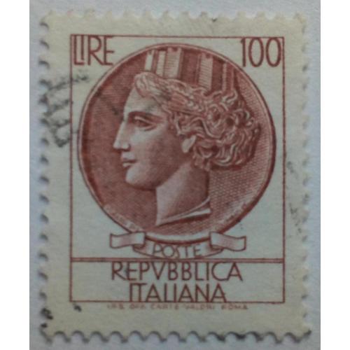 Италия 1968 Стандарт, 100L, гашеная