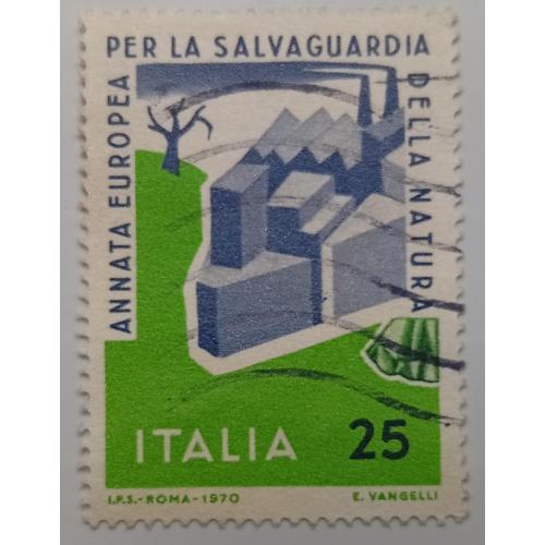 Италия 1970 Европейский консервативный год, 25L, гашеная