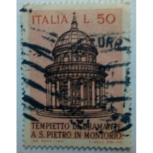 Италия 1971 Храм Святого Петра, гашеная