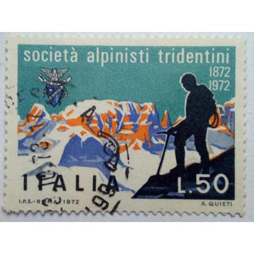 Италия 1972 Альпинизм, L50, гашеная