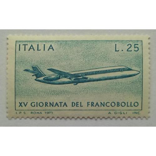Италия 1973 День марки, самолет, MNH