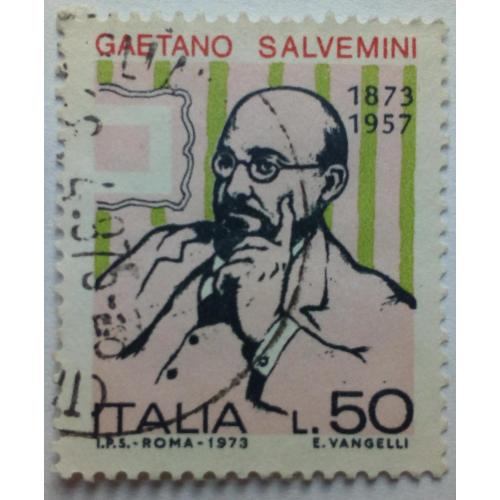 Италия 1973 Салвемини, гашеная 
