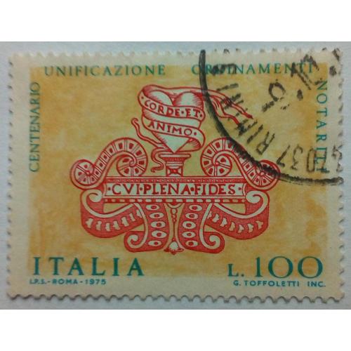 Италия 1975 Итальянская организация, гашеная