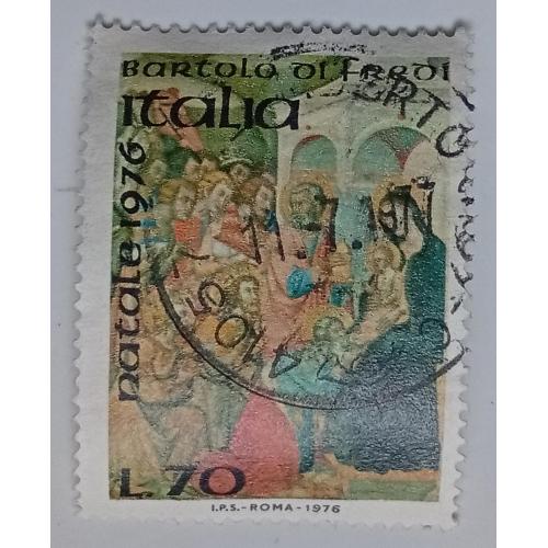Италия 1976 Рождество, гашеная
