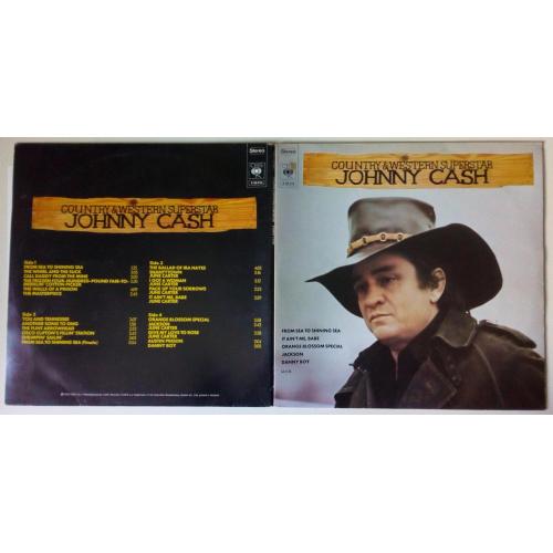 Johnny Cash - Country and Western Superstar 1973 (2 LP - Holland) (NM-/EX(EX+)