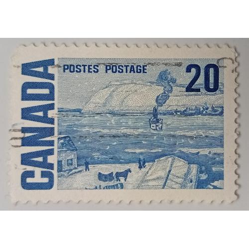 Канада 1967 Столетие Канады, паром Квебек, гашеная