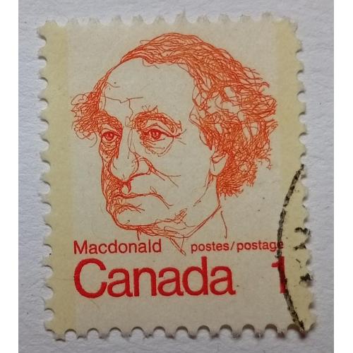 Канада 1973 Джон Макдональд, гашеная