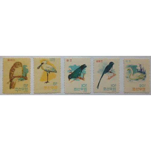 КНДР Северная Корея 1962 Птицы, фауна, MH (КЦ=28 евро) (редкие)