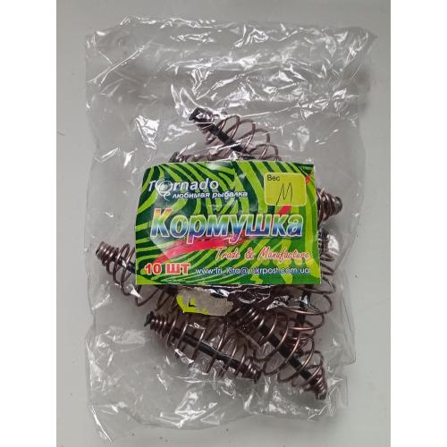 Кормушки-пружины для рыбалки Tornado, 10 штук (новые)