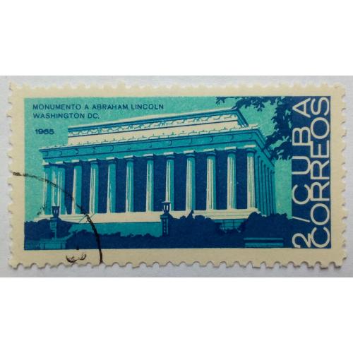 Куба 1965 Монумент Линкольна, гашеная