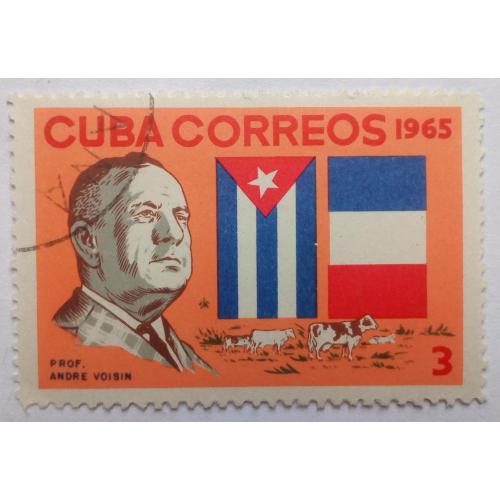 Куба 1965 Андре Вуазен, гашеная
