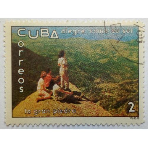 Куба 1966 Туризм, гашеная