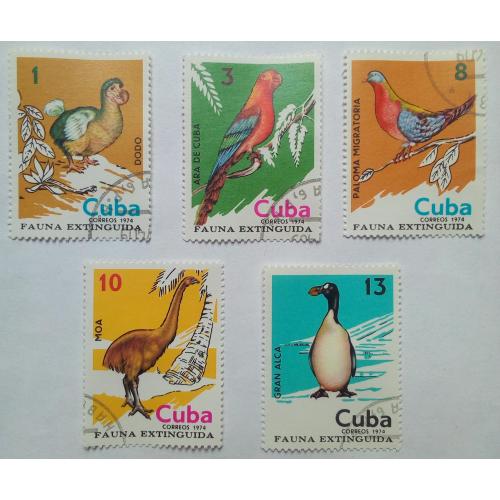 Куба 1974 Птицы, фауна, гашеные