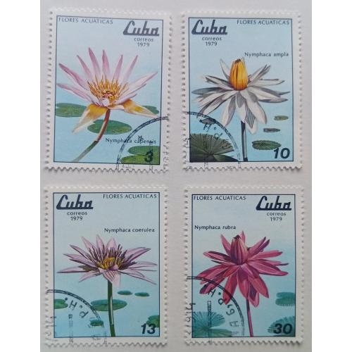 Куба 1979 Цветы, гашеные