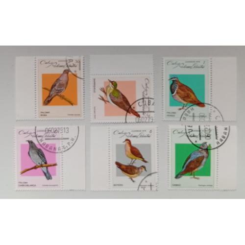 Куба 1979 Птицы, гашеные с полями