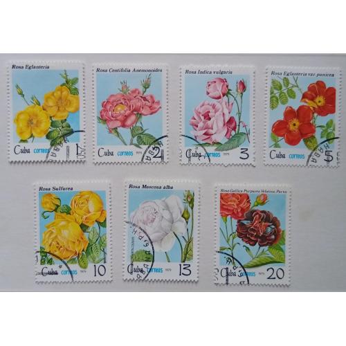 Куба 1979 Розы, флора, гашеные(I)
